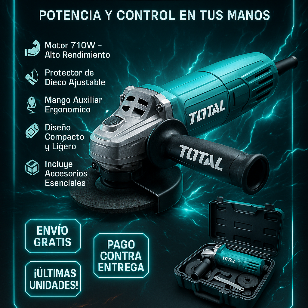 Pulidora Angular Total 710W