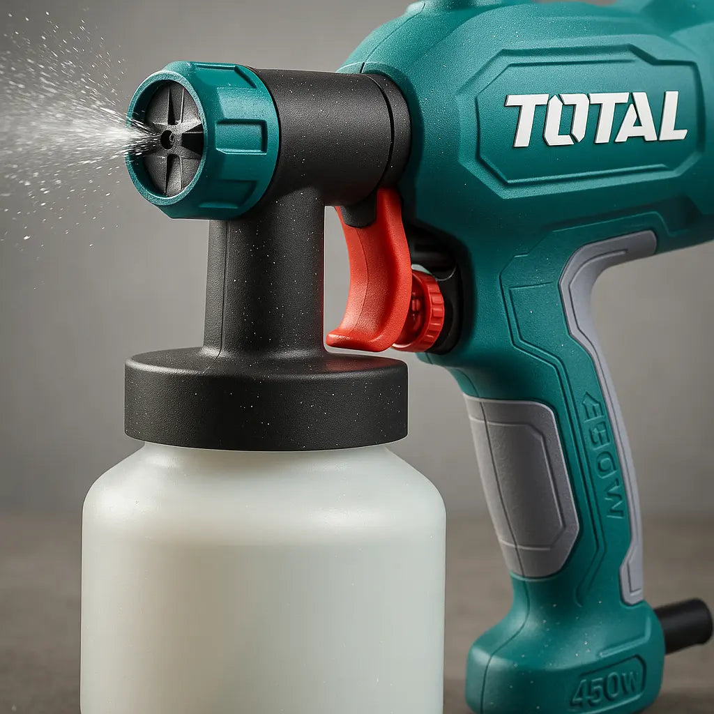 Pistola de Pintar Eléctrica TOTAL 800ml 450W - Acabado Profesional Soy Ferretero
