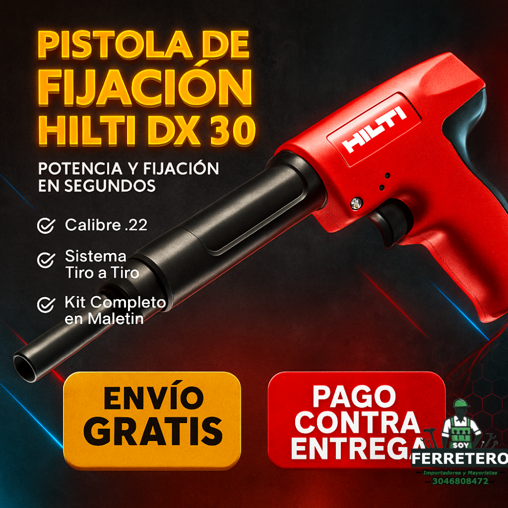 Pistola De Fijacion Calibre 22 Hilti DX 30