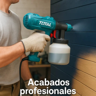 Pistola de Pintar Eléctrica TOTAL 800ml 450W - Acabado Profesional (vista extra)